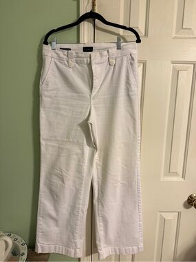 Talbots White Straight-Leg Jeans for Women